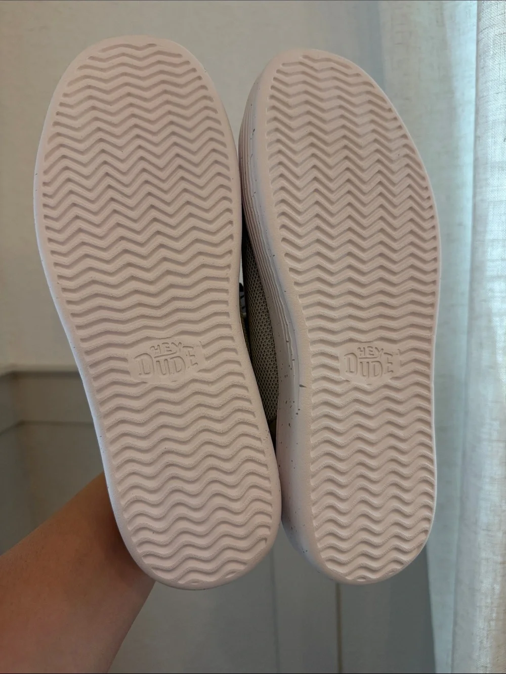 Hey Dude Cody stretch Mesh in Light Grey